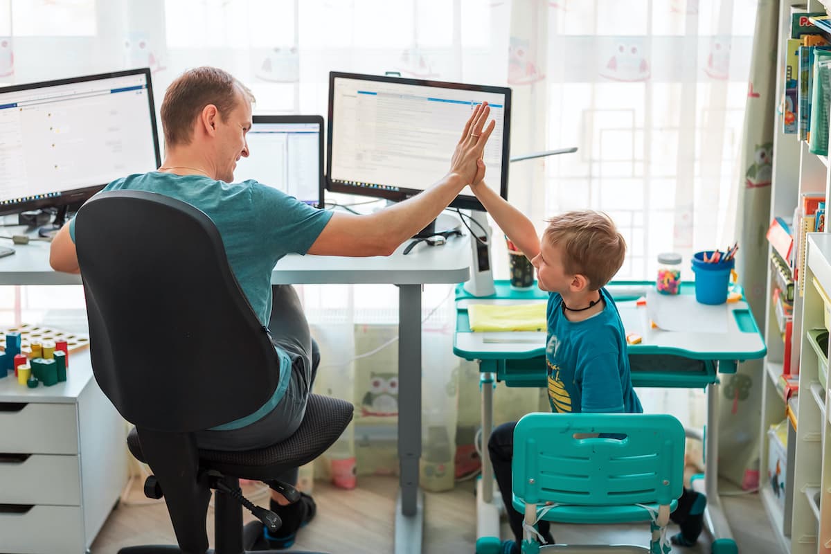 Working from home with kids